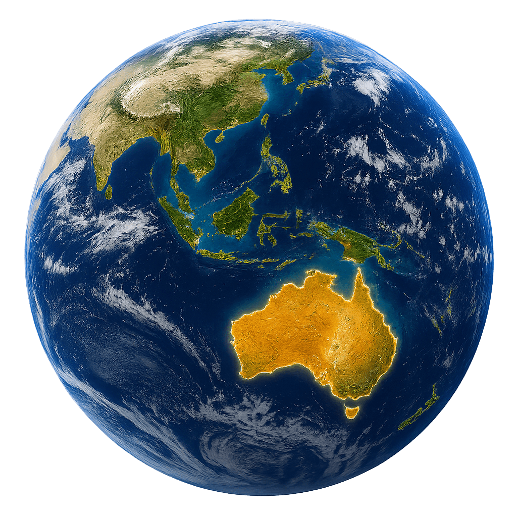 Australie depuis l'espace